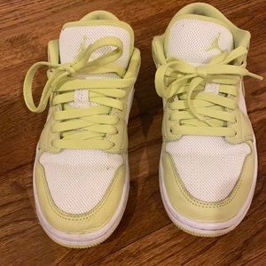 Nike Air Jordan's in Lime Green